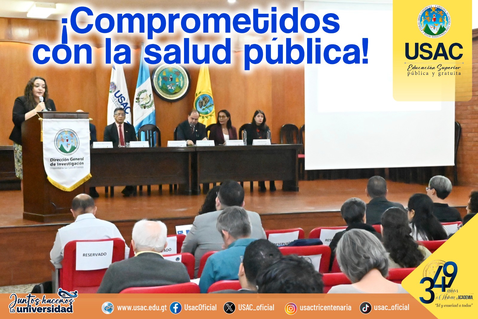 ¡Comprometidos con la salud pública!